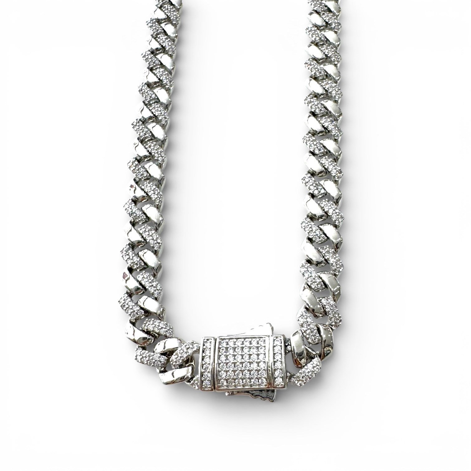 8mm Silver Gurmet Zincir Kolye