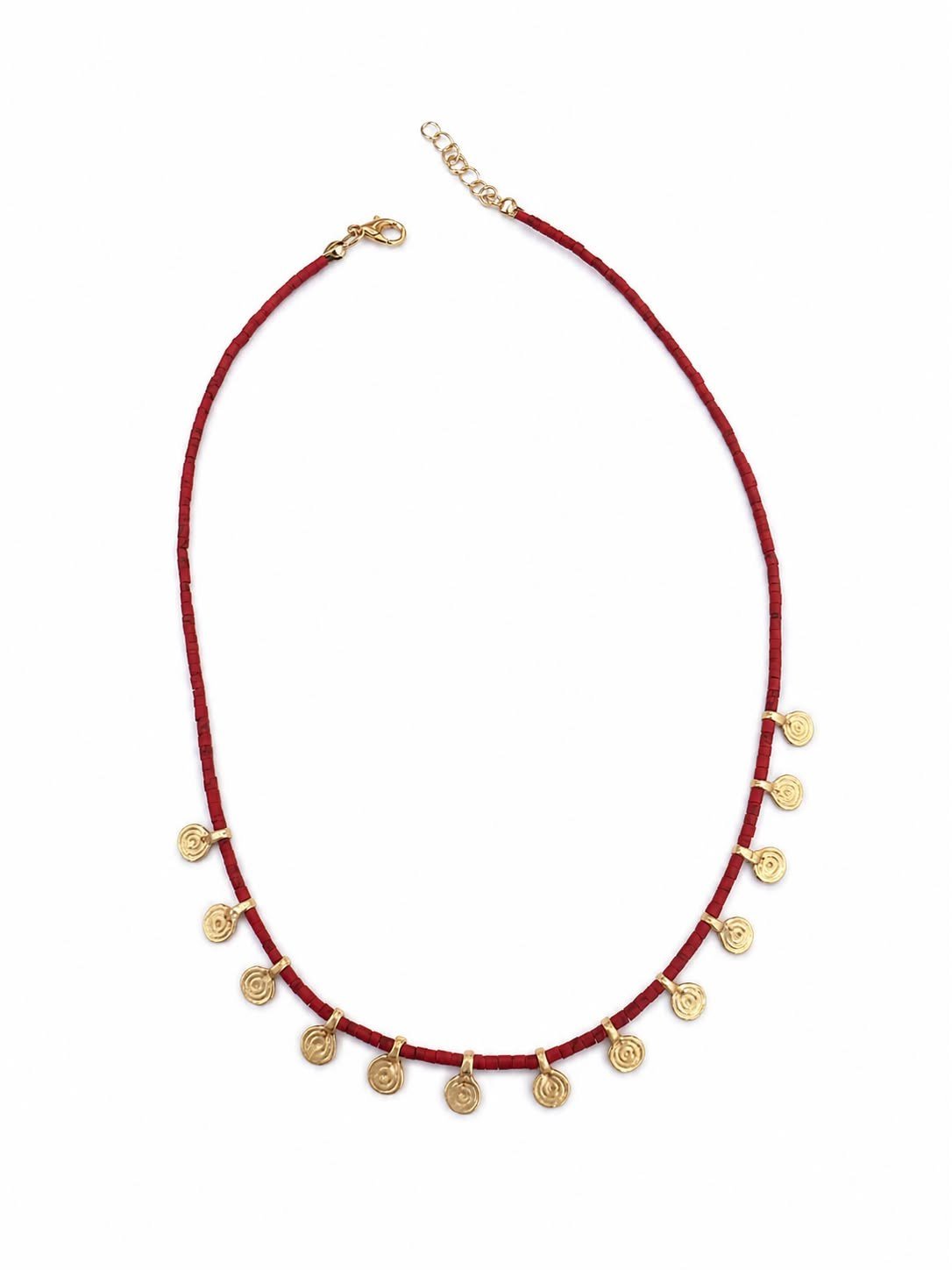 Afgan Boncuğu Choker  Kolye