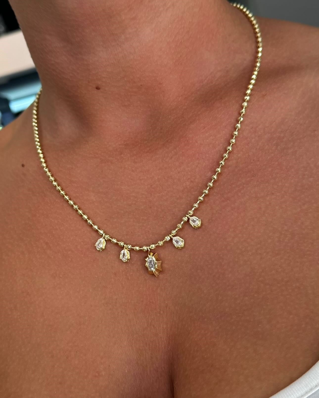 ATSY Yeni Sezon 14K Altın Kaplama Vip Kolye