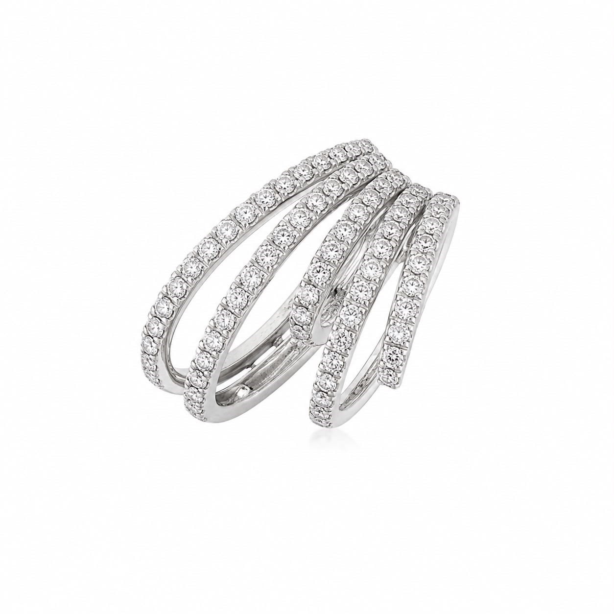 Çoklu Görünümlü Silver Ear Cuff