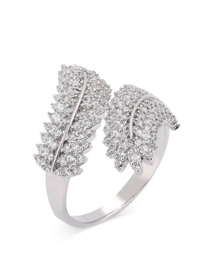Işıltılı Ayarlanabilir Silver Yüzük