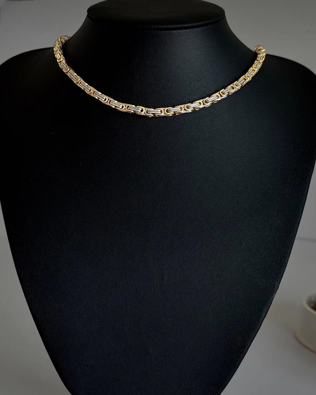 Marka Model Çift Renk Paslanmaz Çelik Kadın Choker