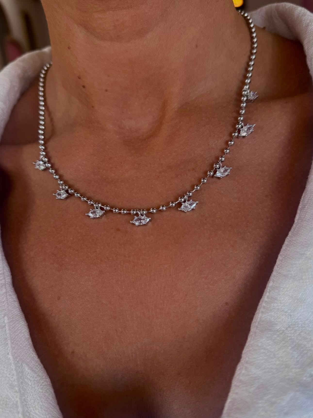 Marquise Drops Kolye (46+5 cm)
