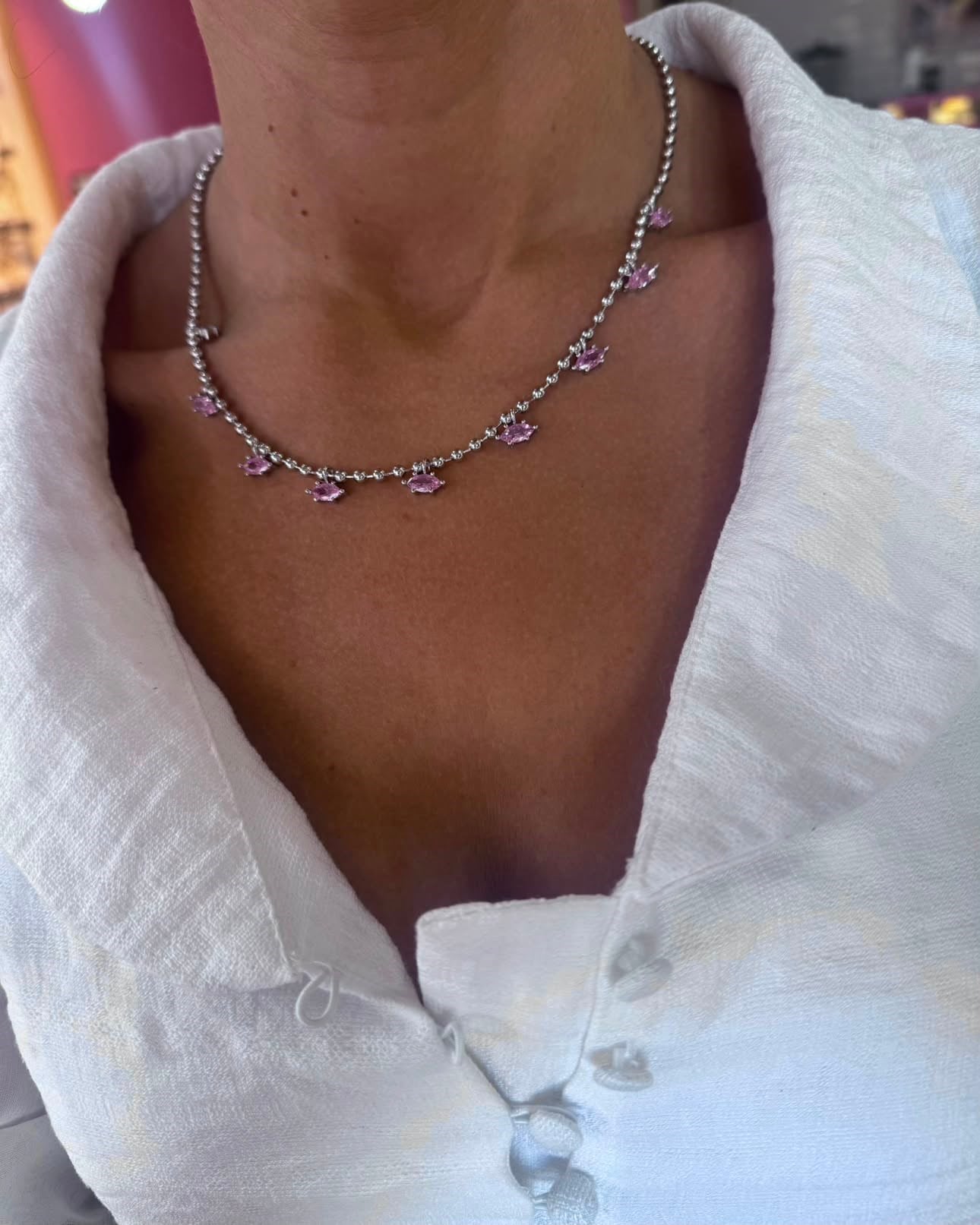 Marquise Drops Kolye (46+5 cm)