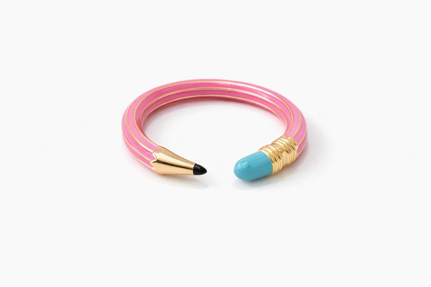 Nesly Pencil Chic Renkli Kalem Formlu Ayarlanabilir Yüzük
