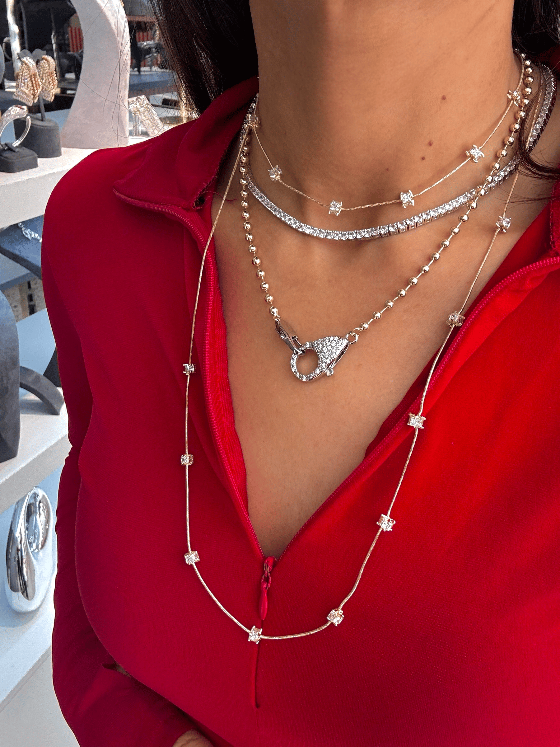 Pure Glow Kolye 72 cm Silver