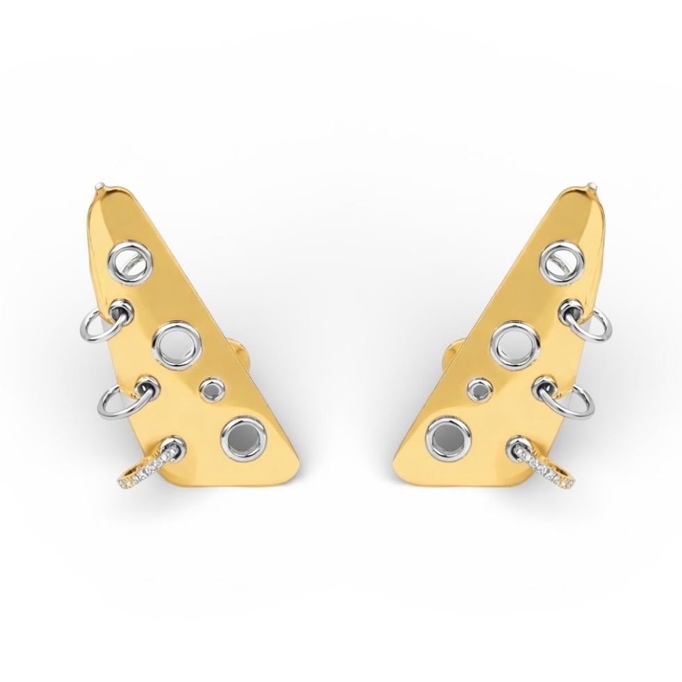 Rain Rock İğneli Ear Cuff Küpe