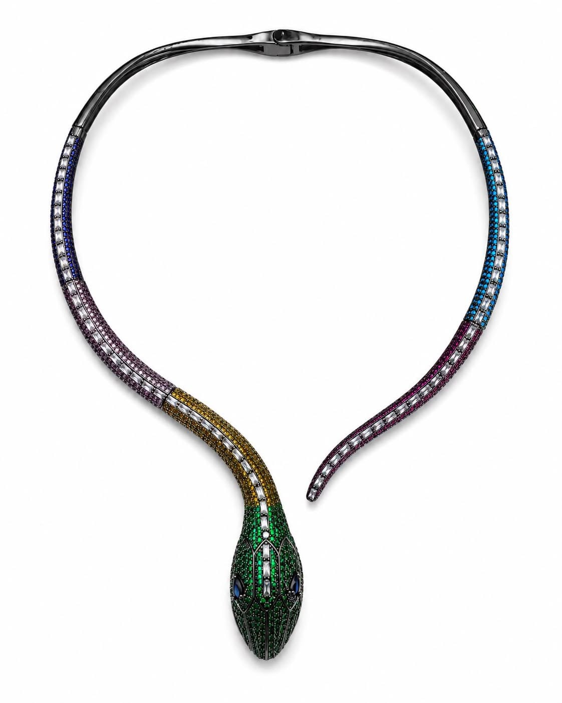 Rainbow Serpent Kolye | Nesly Özel Koleksiyon