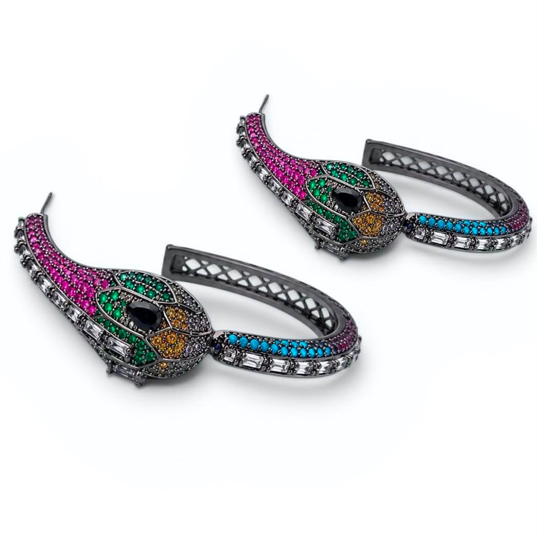 Rainbow Serpent Küpe | Nesly Özel Koleksiyon
