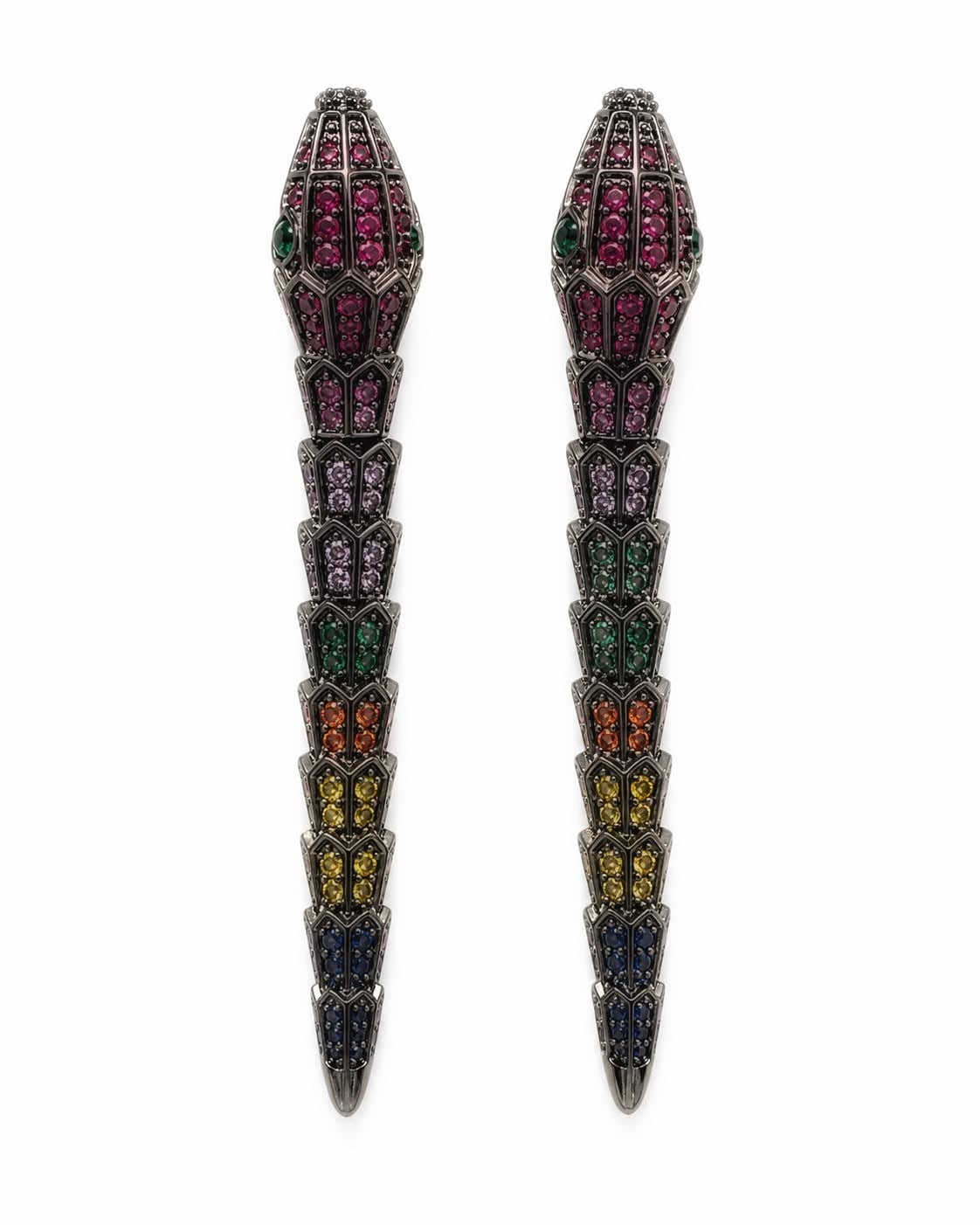 Serpentina Multicolor Küpe | Nesly Özel Koleksiyon