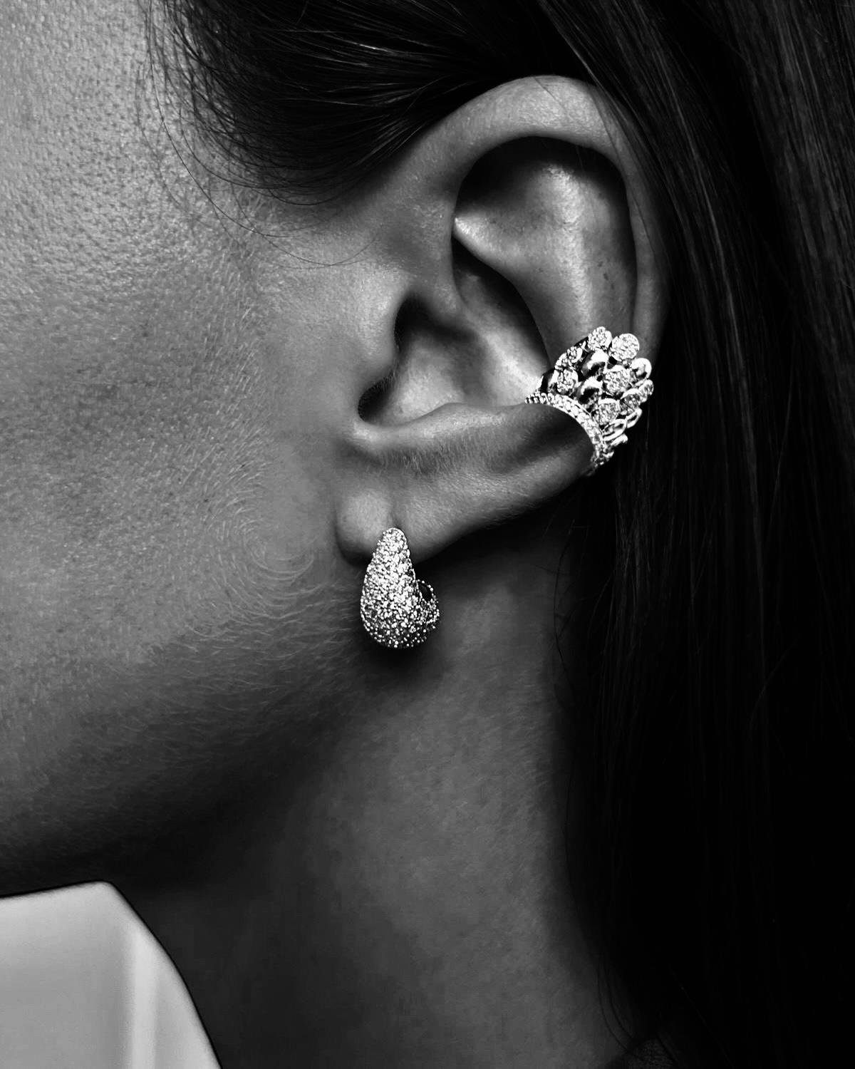 Silver Ear Cuff