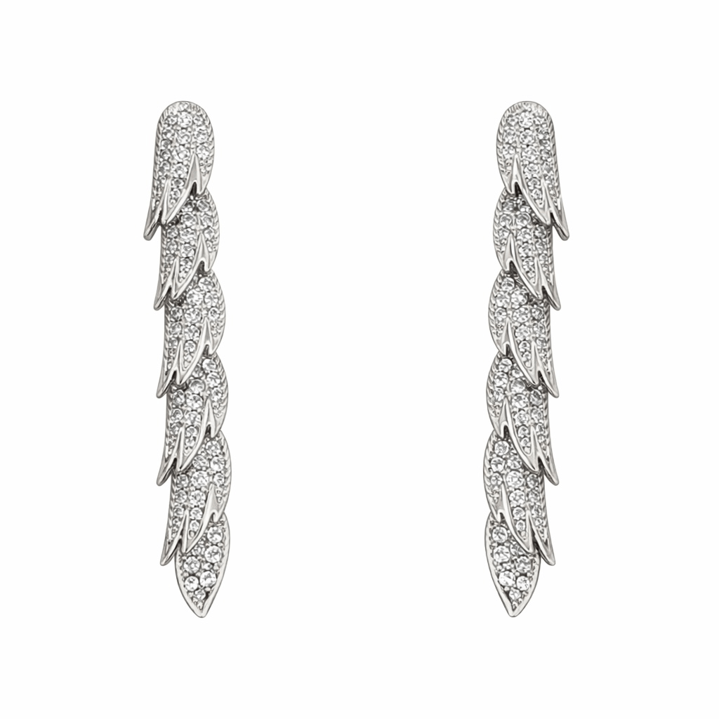 Silver Kanat Küpe