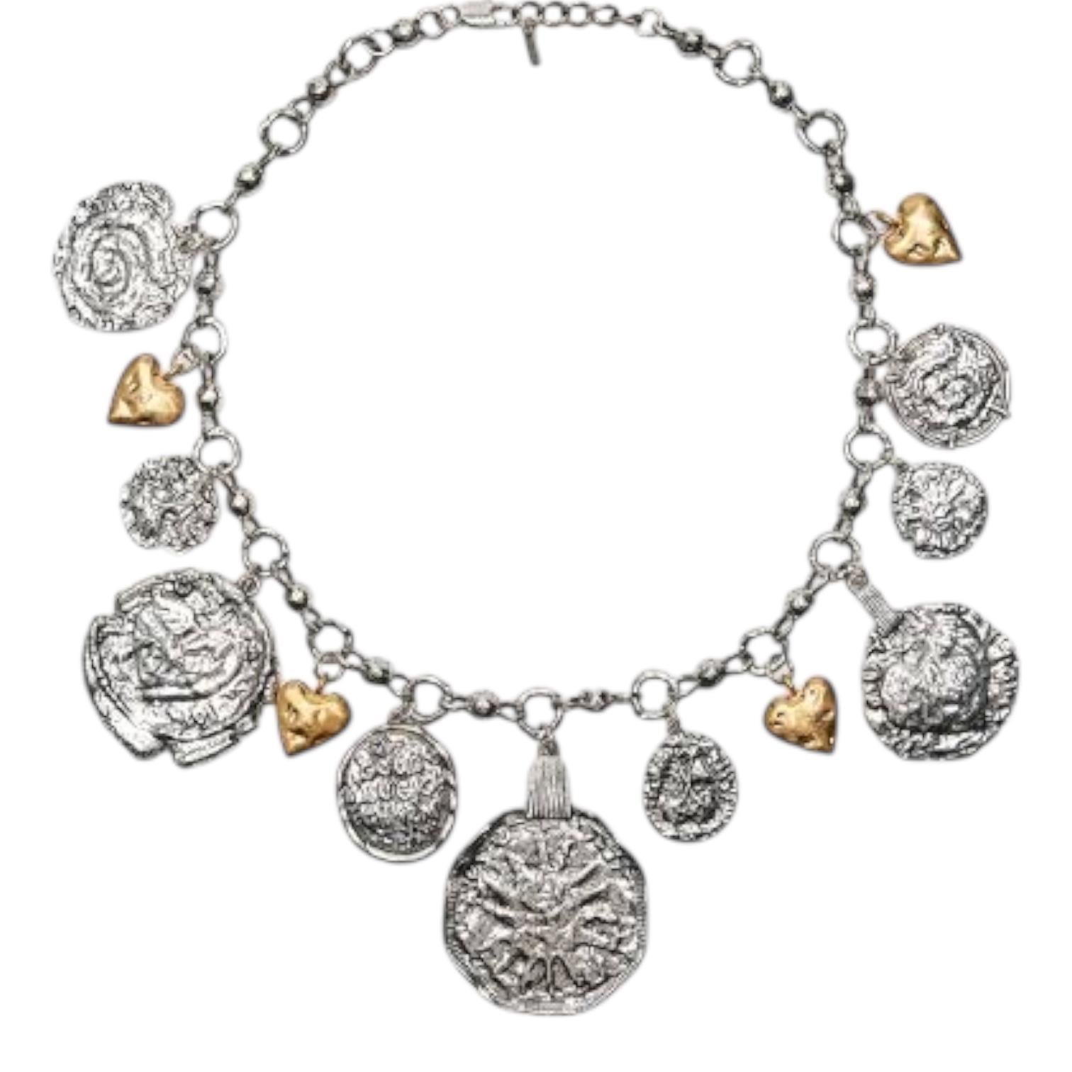 Silver Relic Statement Kolye