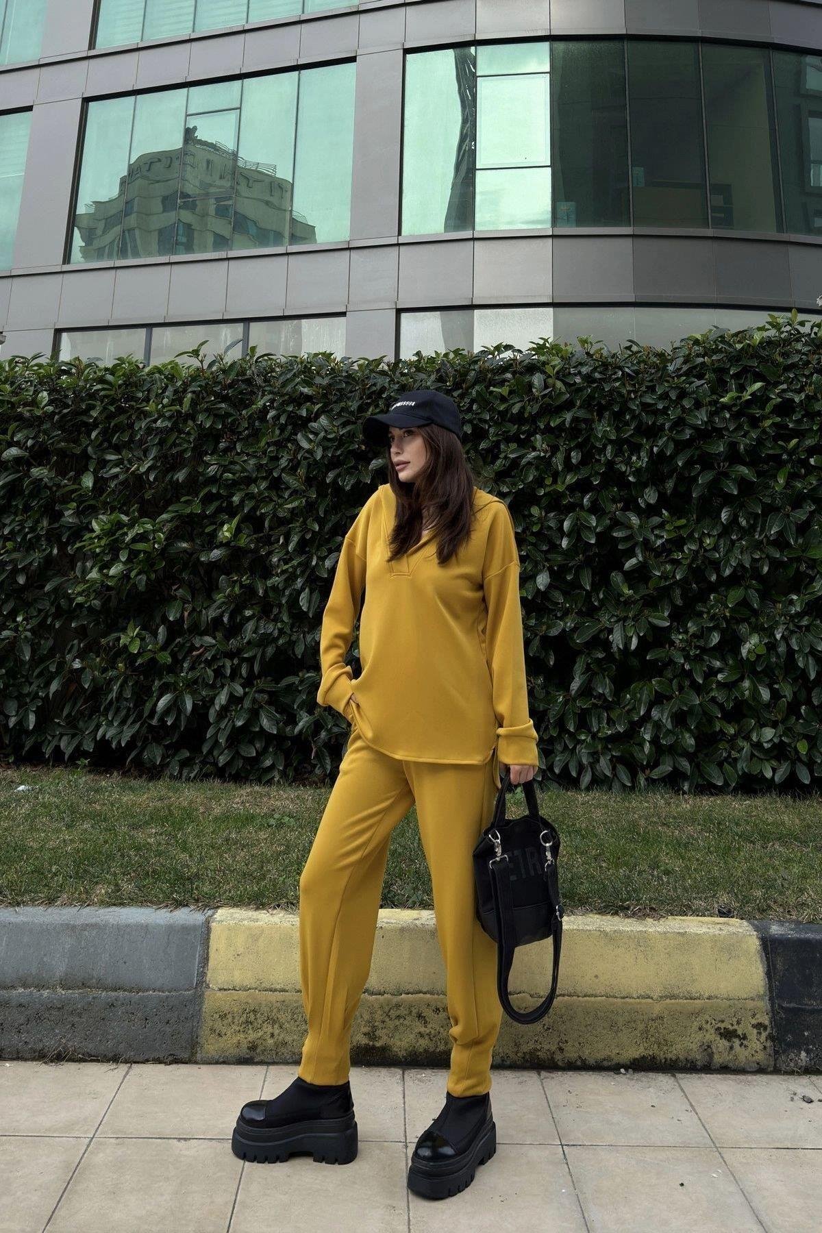 Hardal Kadın Sweatshirt - 700-3506