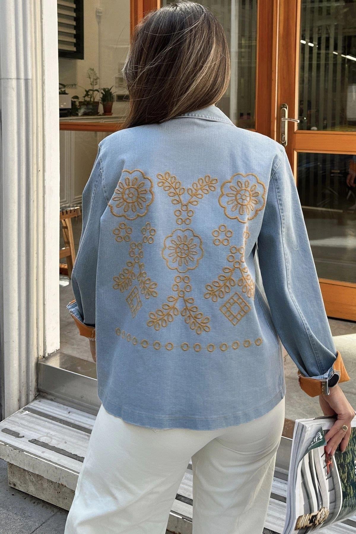 Kadın Denim Ceket - 700-KT0078