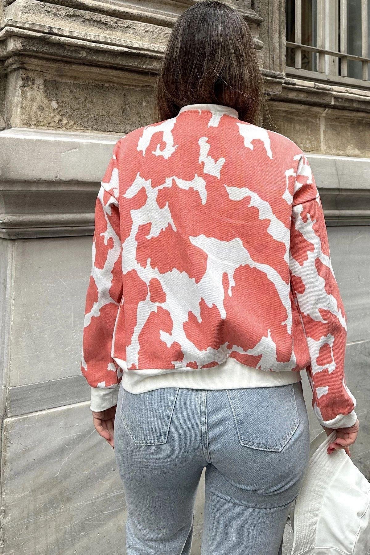 Kadın Gabardin Bomber - 700-3567
