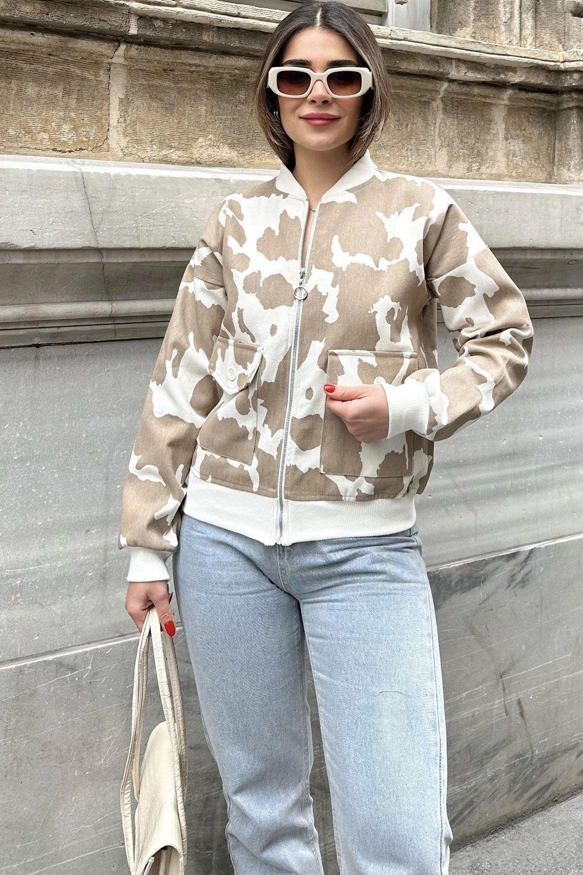 Kadın Gabardin Ceket - 700-3567