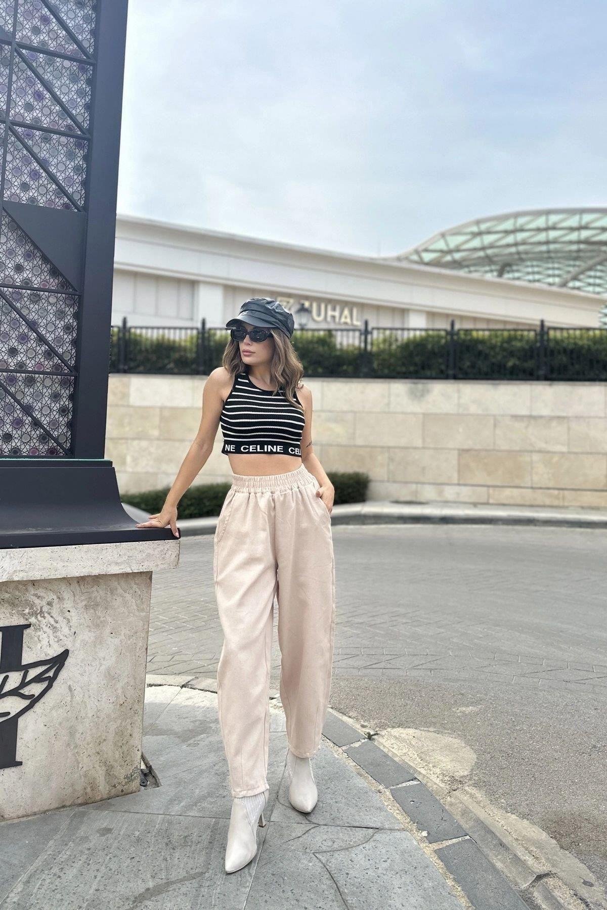 Kadın Gabardin Pantolon - 700-3475