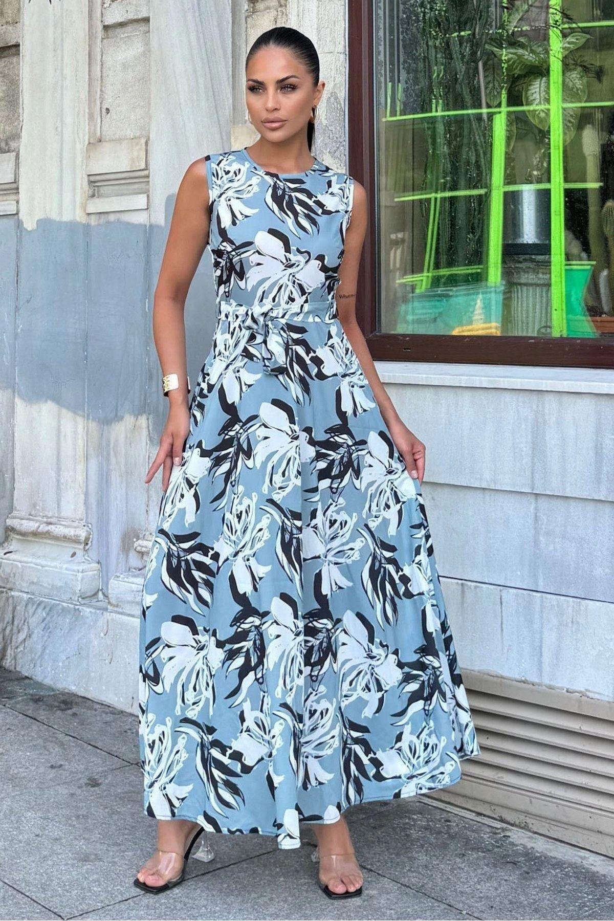 Kadın Gri Elbise - 700-3637