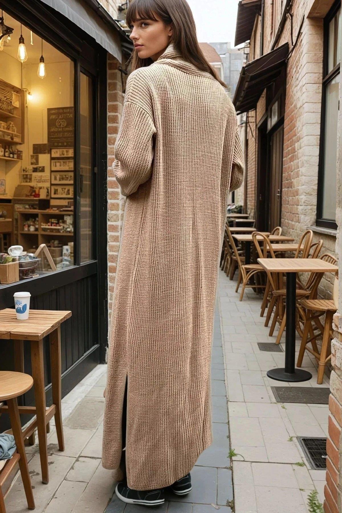 Kadın Kahve Elbise - 700-CCK95007