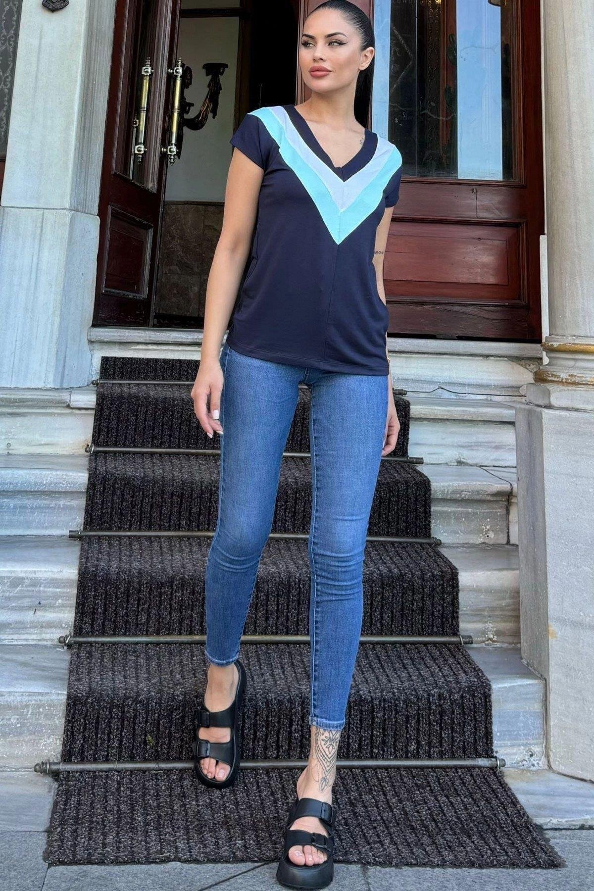 Kadın Laci T-Shirt - 700-3247