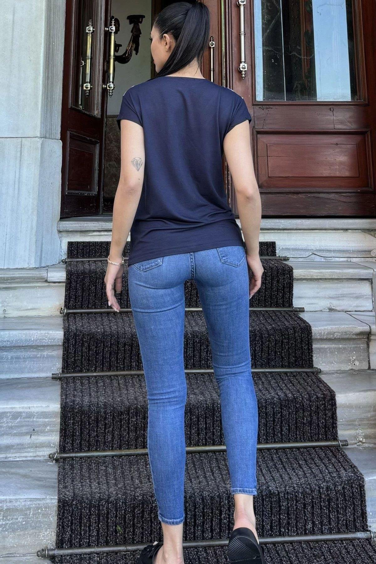 Kadın Laci T-Shirt - 700-3247