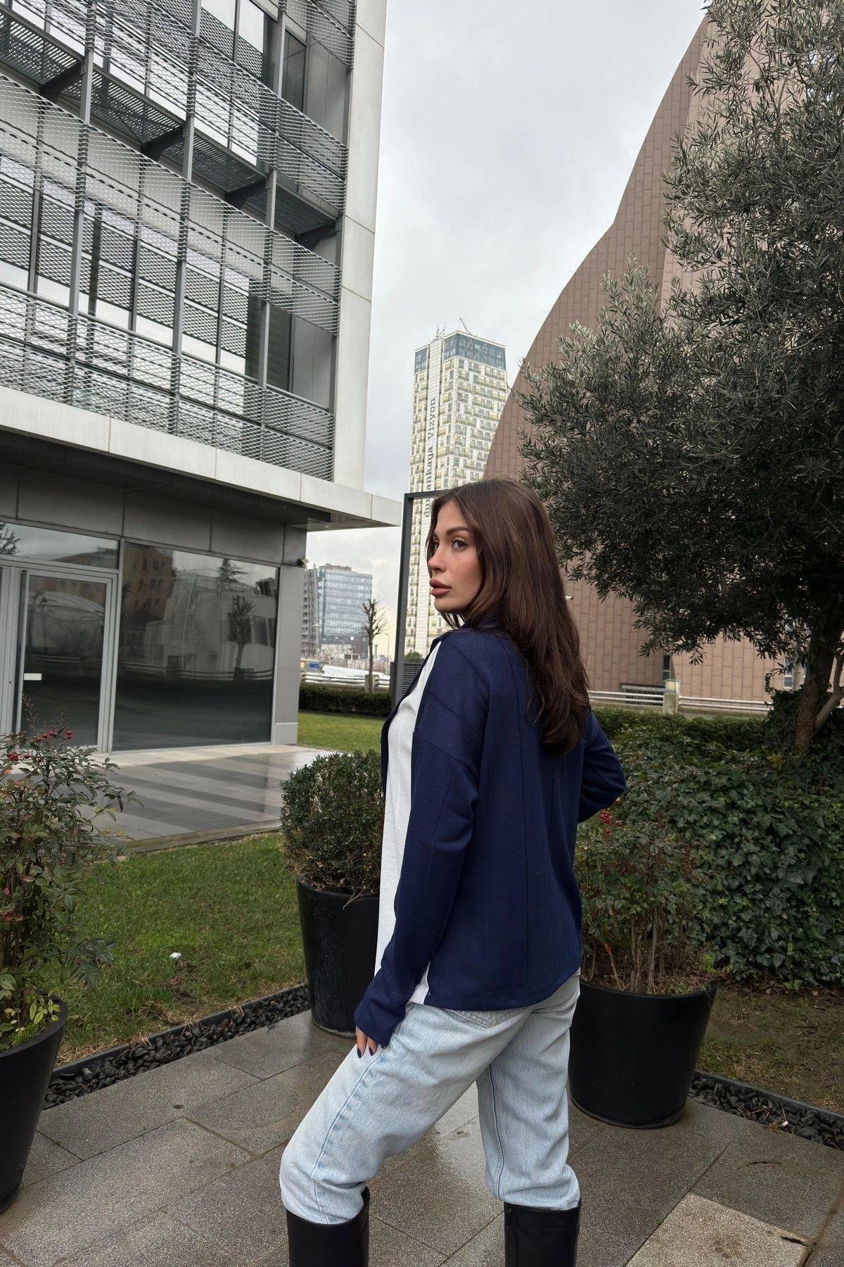 Kadın Laci Triko Bluz - 700-3513