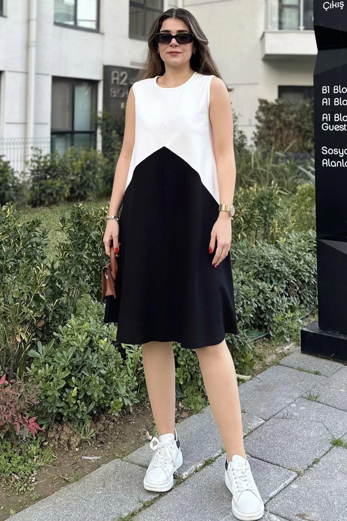 Kadın Midi Elbise - 700-3581