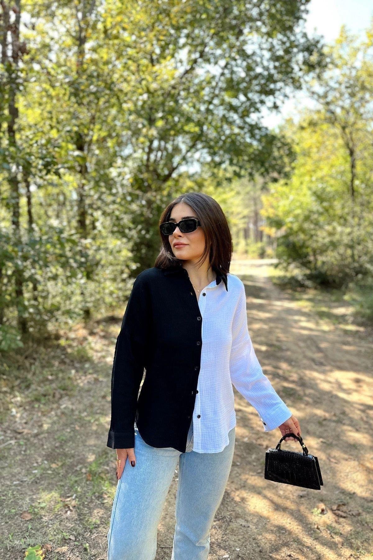 Kadın Muslin Gömlek - 700-3458