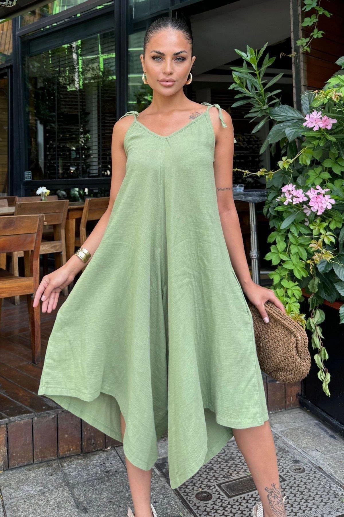 Kadın Müslin Tulum - 700-3629