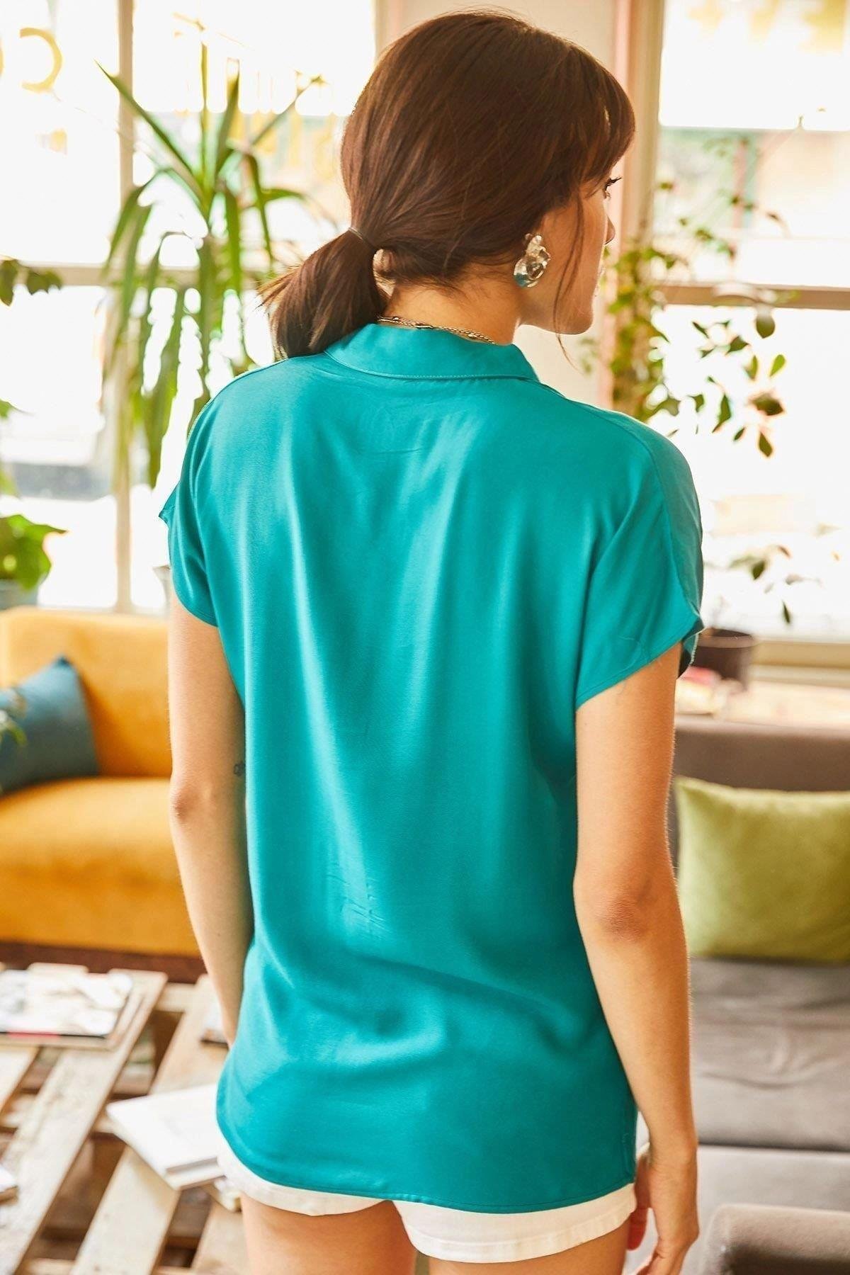 Kadın Polo Bluz - 700-K6298