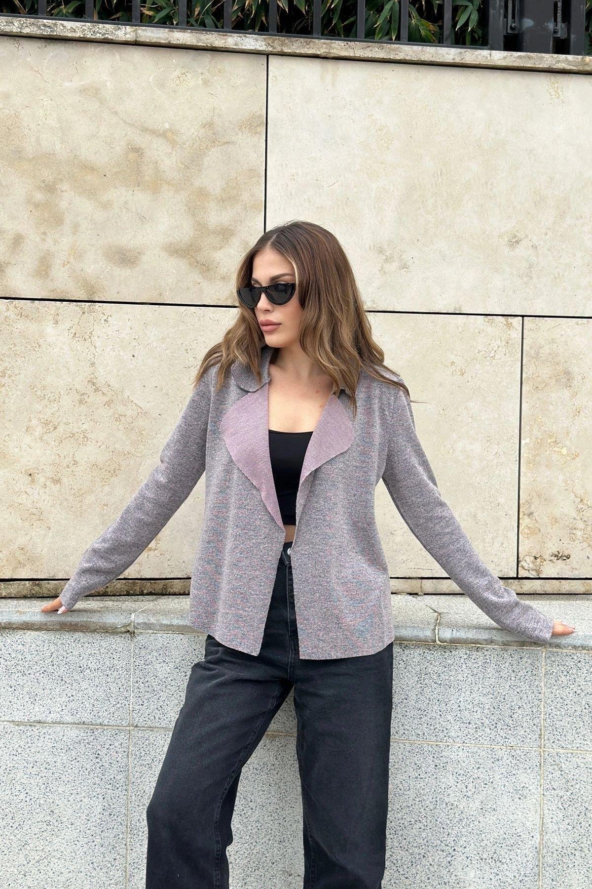 Kadın Pudra Ceket - 700-2975