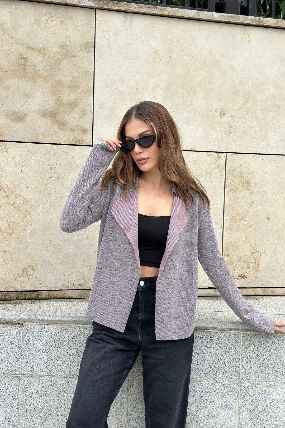 Kadın Pudra Ceket - 700-2975