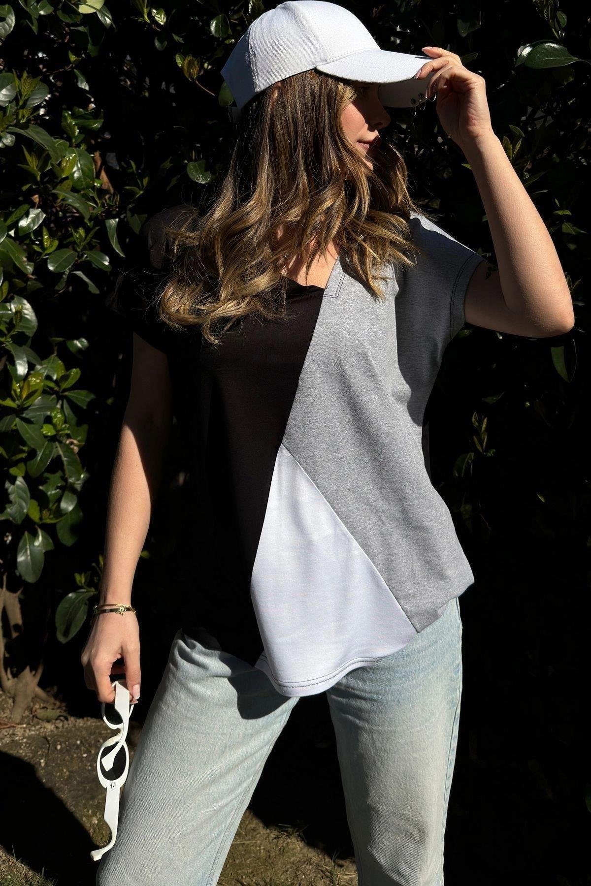Kadın Salaş T-shirt - 700-3207