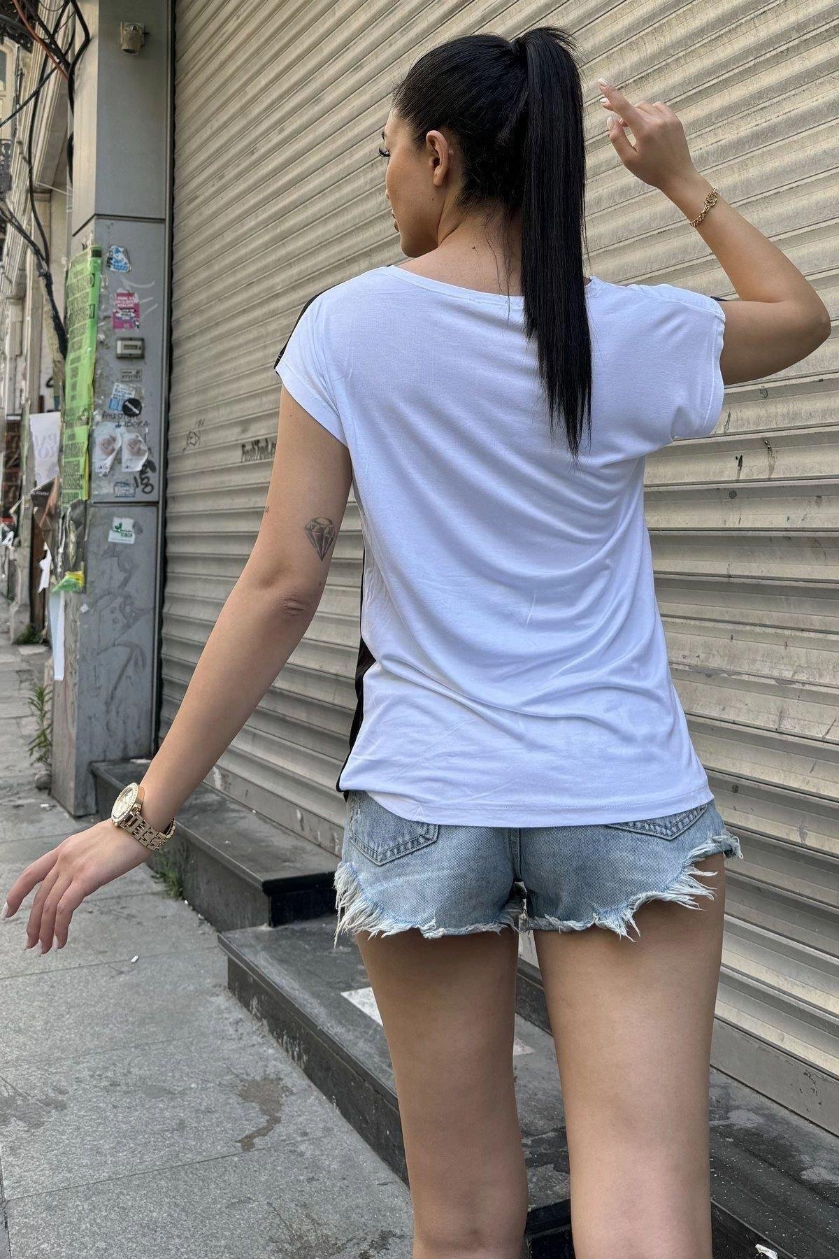 Kadın Salaş T-shirt - 700-3207