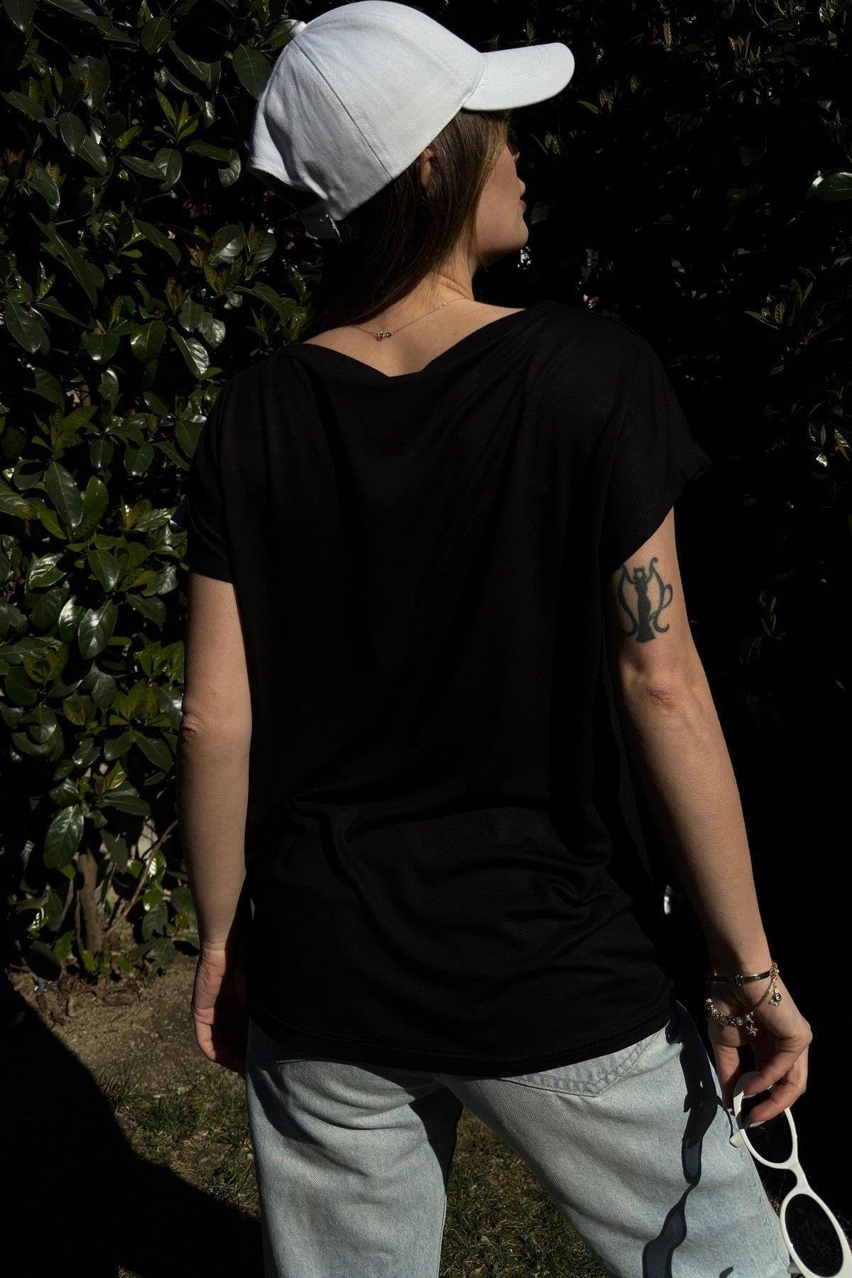 Kadın Salaş T-shirt - 700-3207