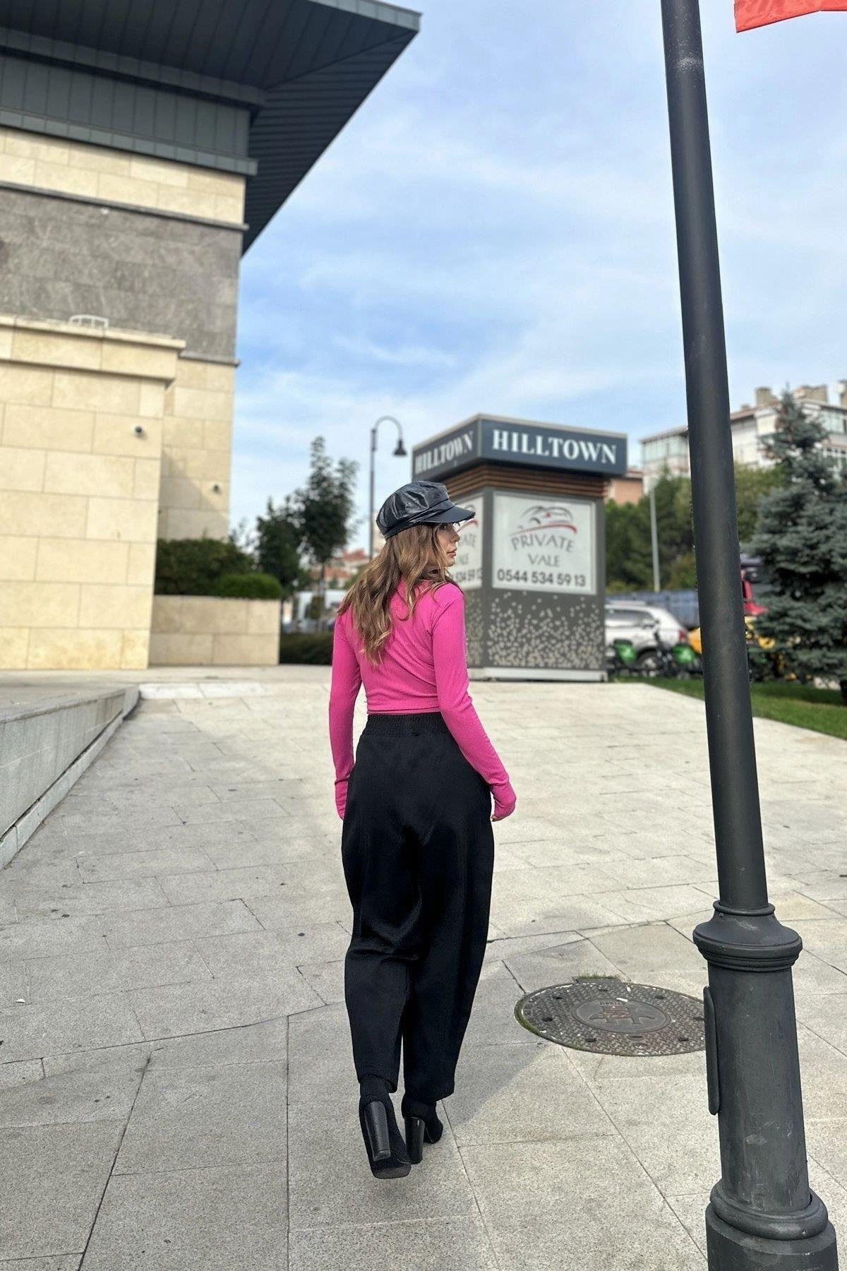 Kadın Siyah Pantolon - 700-3475