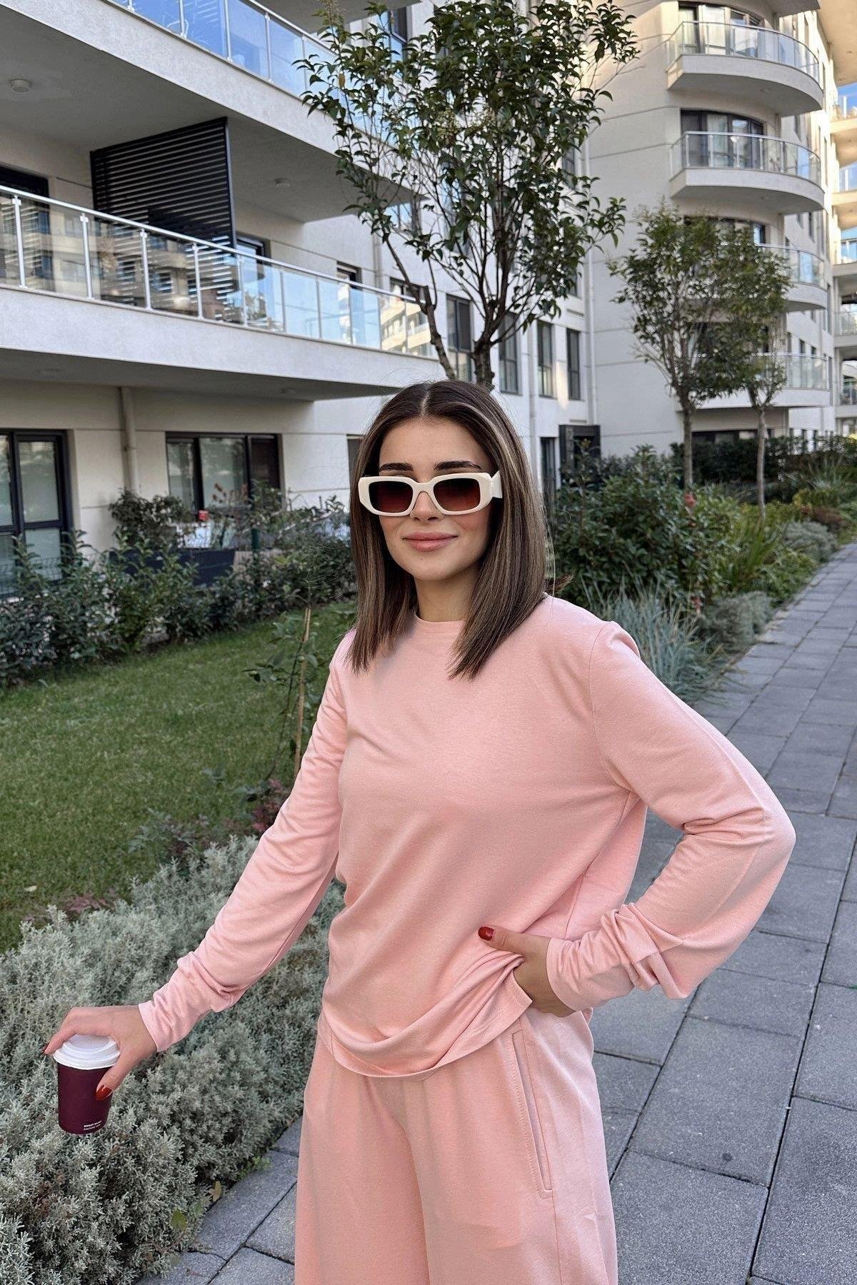 Kadın Sweatshirt Takımı - 700-3485