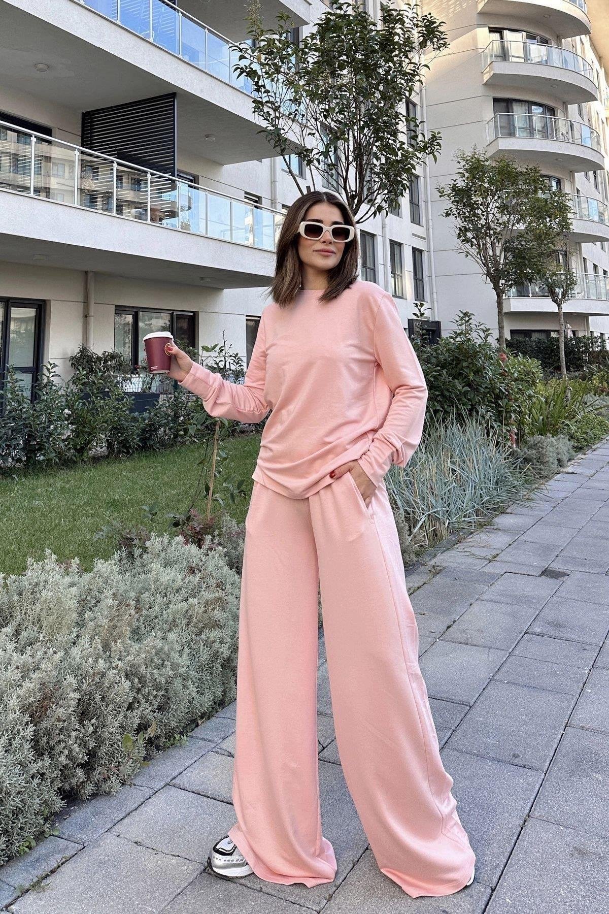Kadın Sweatshirt Takımı - 700-3485
