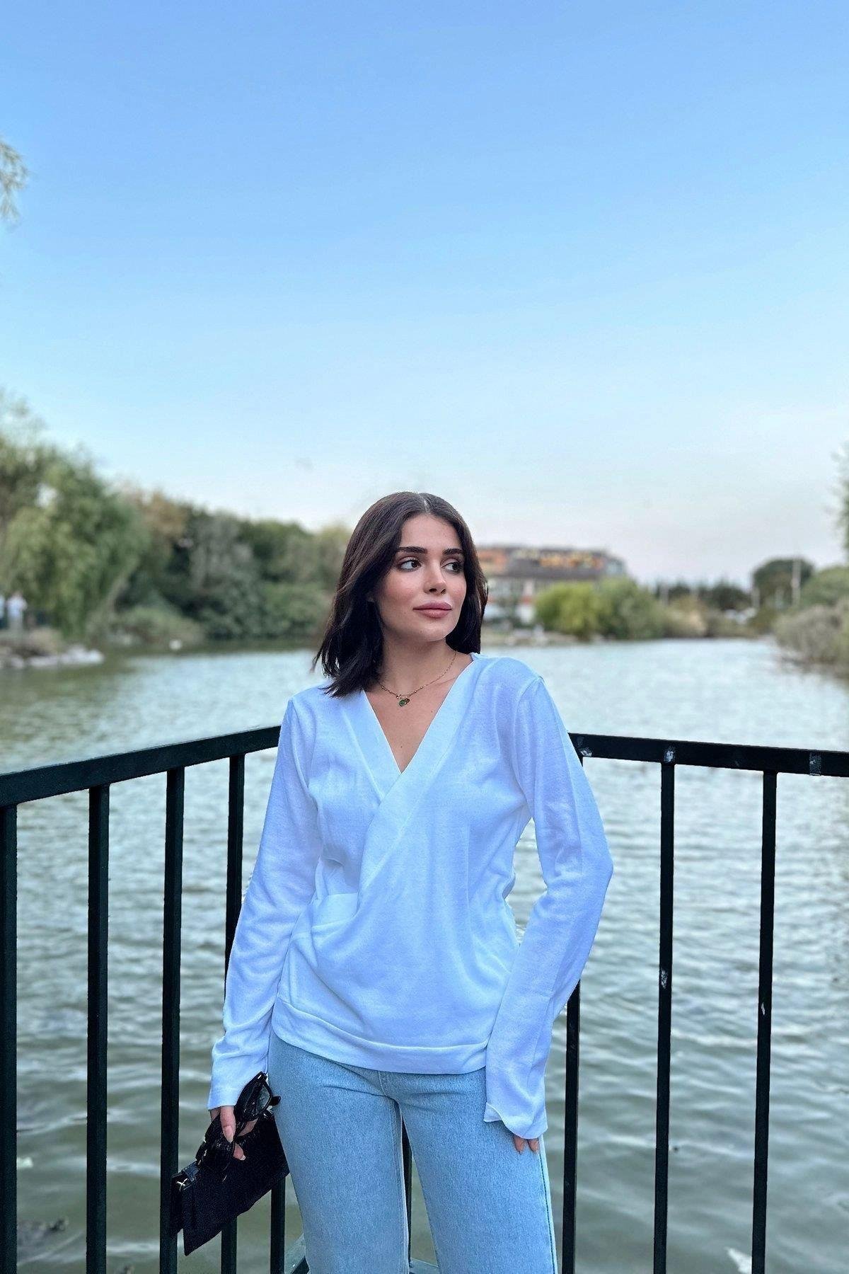 Kadın Triko Bluz - 700-K5649