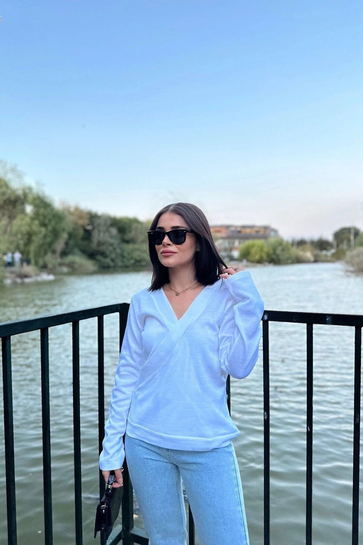 Kadın Triko Bluz - 700-K5649