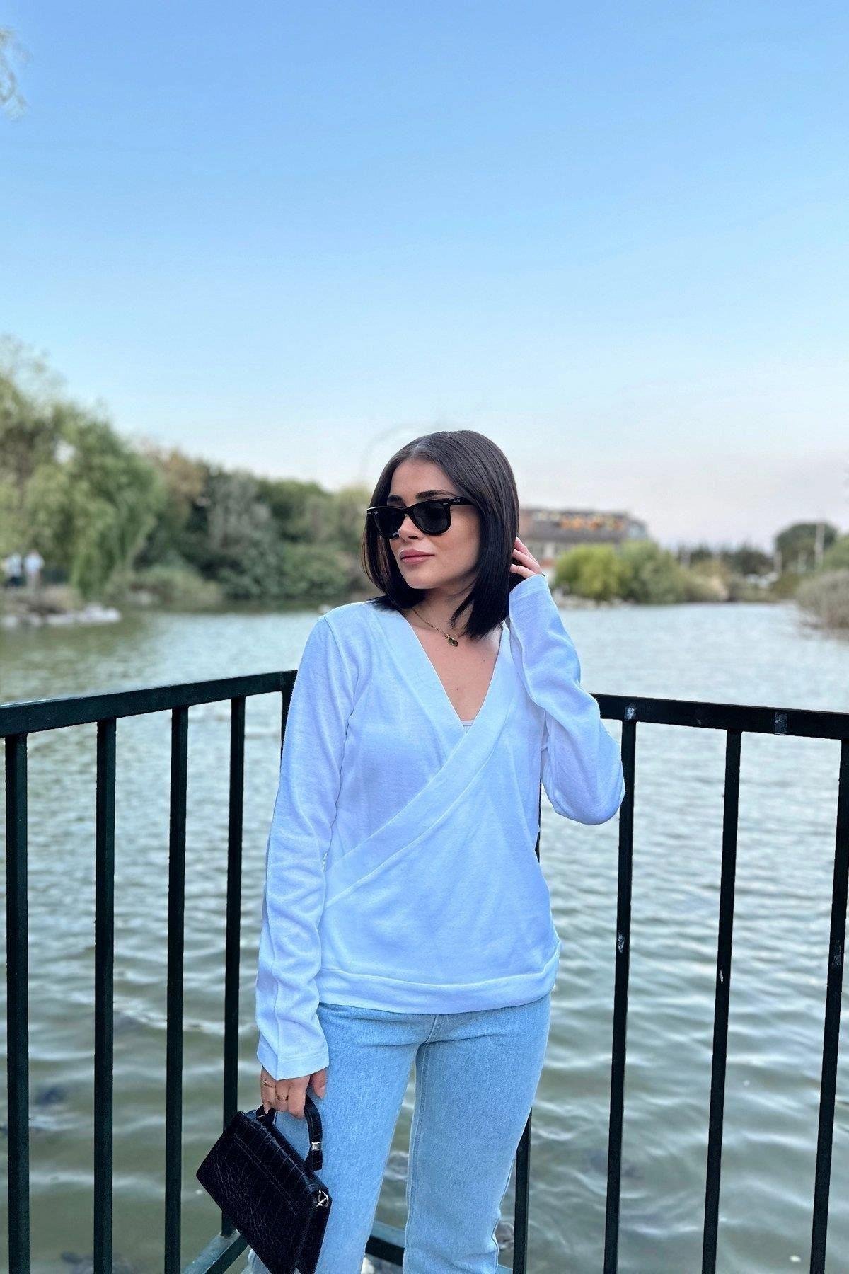Kadın Triko Bluz - 700-K5649