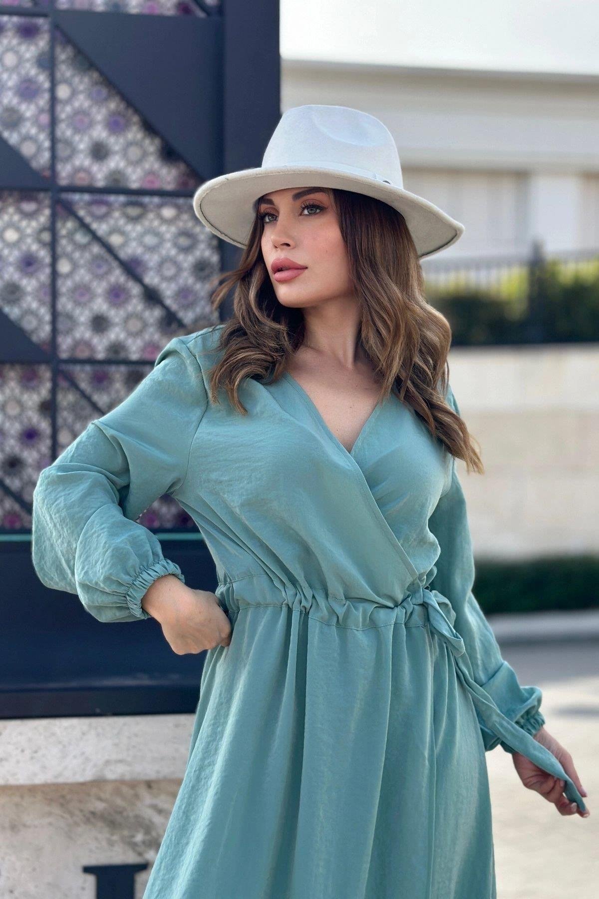 Kadın Uzun Elbise - 700-3431