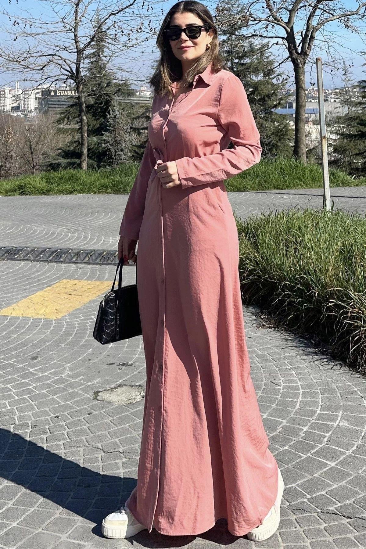 Kadın Uzun Elbise - 700-3576