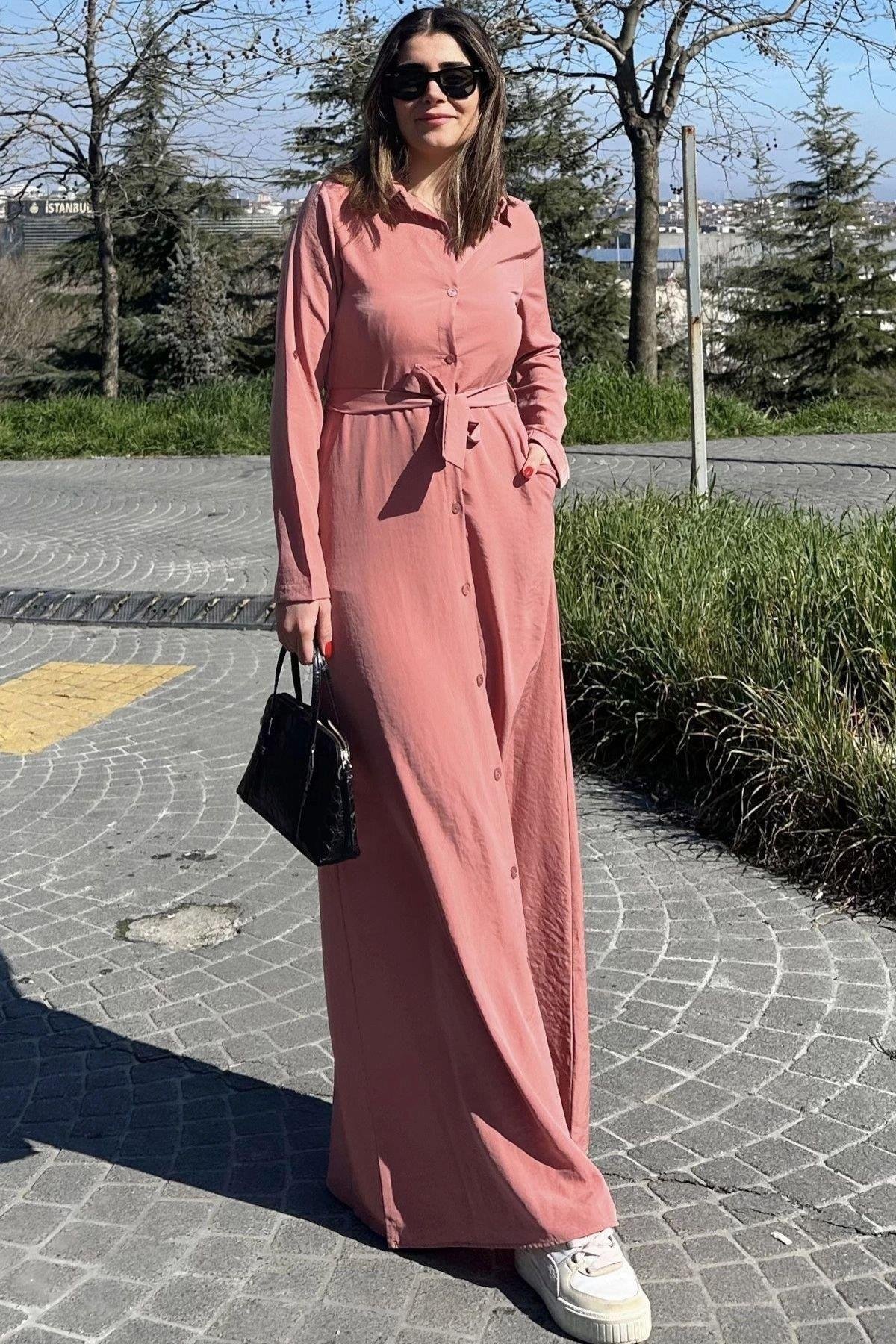 Kadın Uzun Elbise - 700-3576