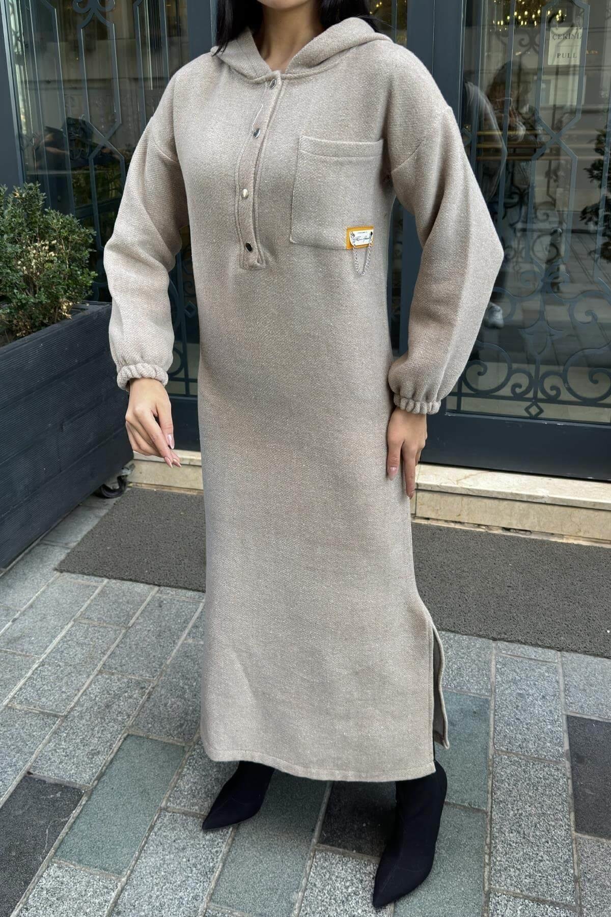 Kadın Uzun Elbise - 700-3689