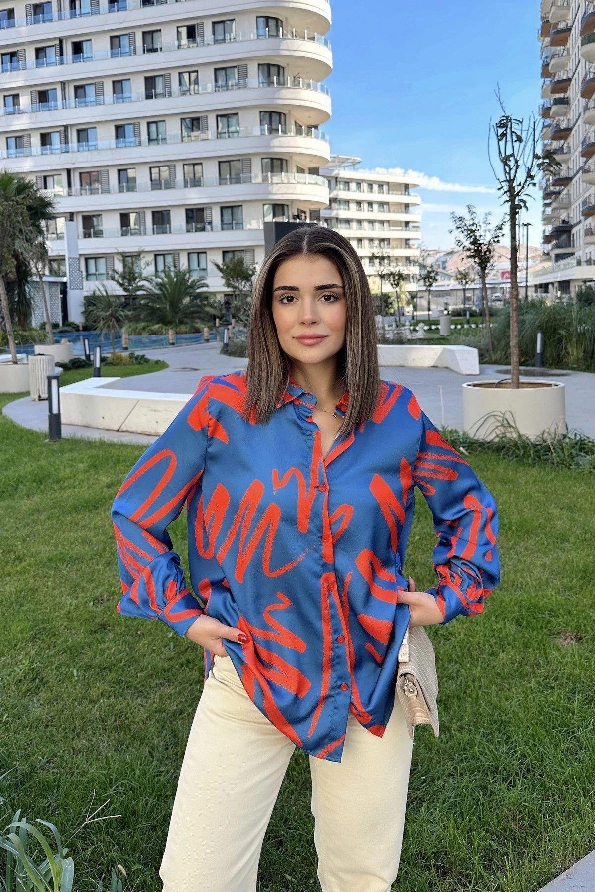 Kadın Uzun Gömlek - 700-3344