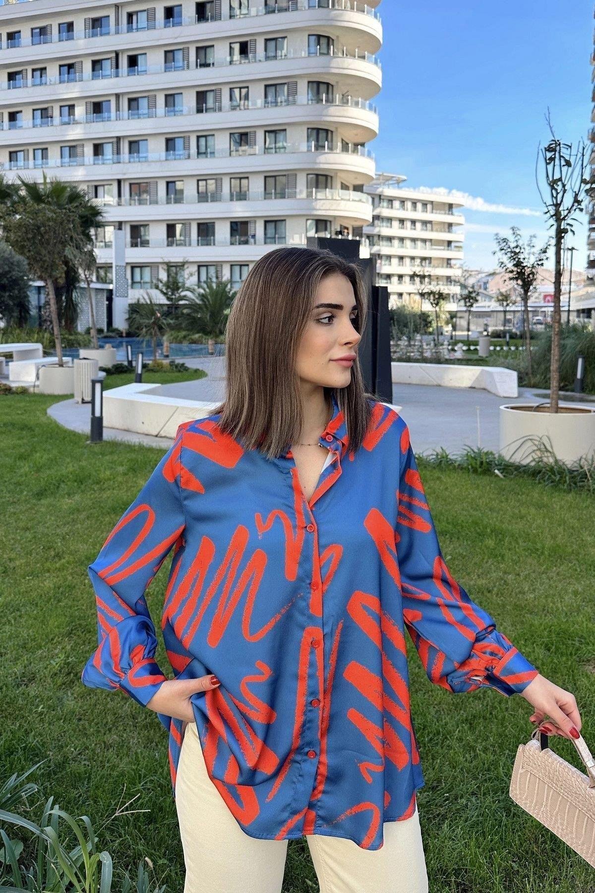 Kadın Uzun Gömlek - 700-3344