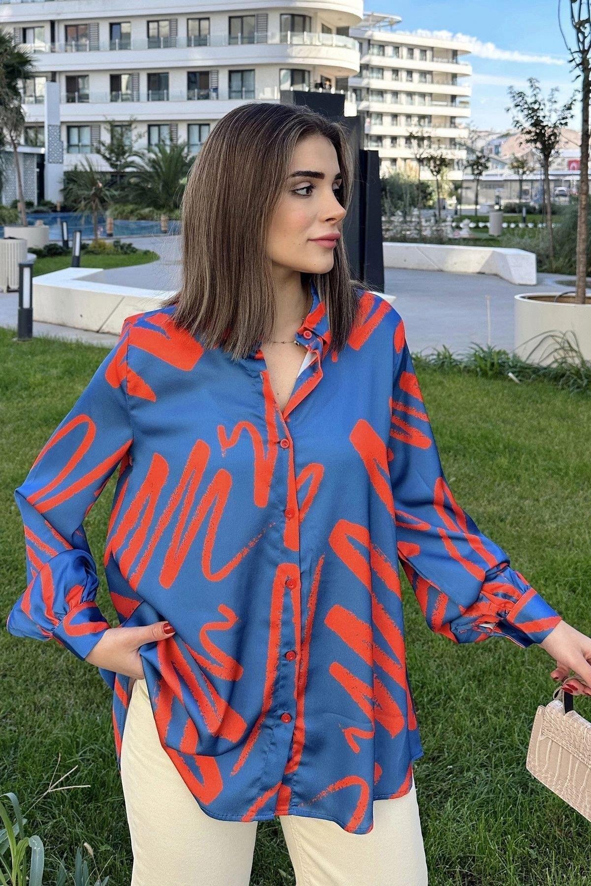 Kadın Uzun Gömlek - 700-3344