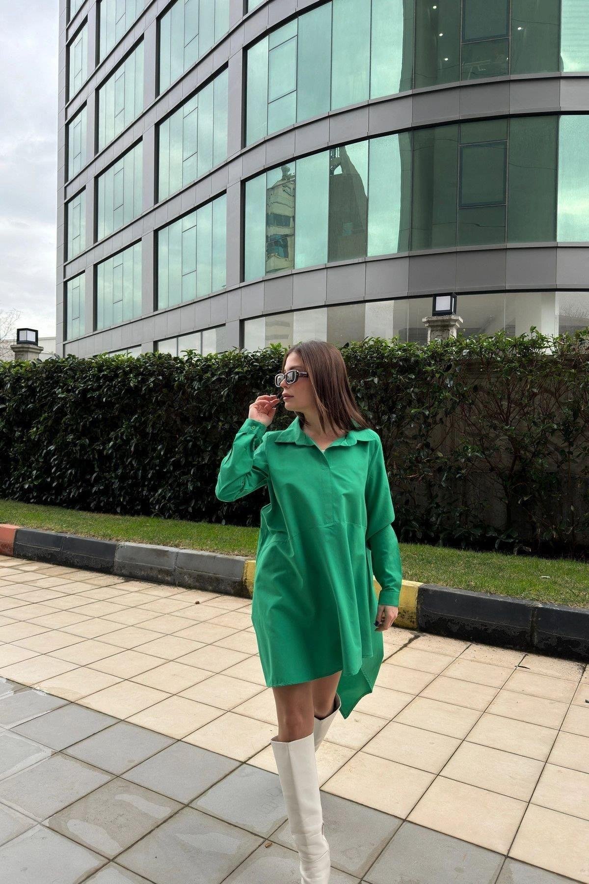Kadın Yeşil Tunik - 700-K4912